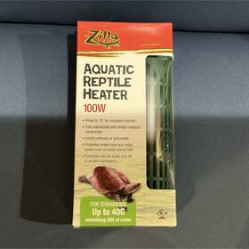 100128084 Zilla Aquatic Reptile Heater 100w For Terrariums Up To 40 Gal