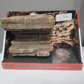 100531600.0 Zilla Vertical Rock Feeding Ledge And Sleeping Reptiles Aquarium