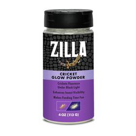 100550648 Zilla Cricket Glow Powder Add To Reptile Food For A Fun Twist More Exciting Th