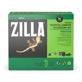 Zilla 444624771449 Tropical Habitat Accessory Kit
