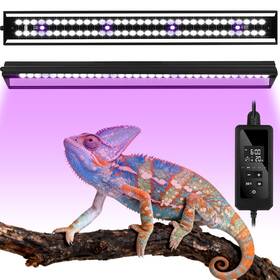 11-6x90-1on5 Zingbabu Uvb Reptile Light Dimmable Uva Lamp With Timer And 3 Modes Adjustable 5.0