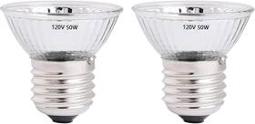 Zj-02 Zjnbmtfy 2pack 50w Reptile Heat Lamp Bulb Uva/uvb Light Basking