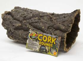 Zoo Med 097612210248 Natural Cork Bark Round Brown 1ea/jumbo