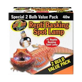 Zoo Med 097612362404 Repti Basking Spot Lamp 1ea/40 W 2 Pk