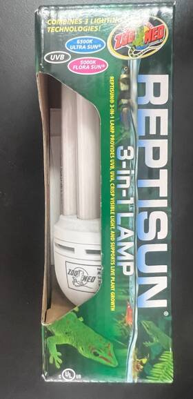 Zoo Med 097612370089 Reptisun 3-in-1 Lamp 0089