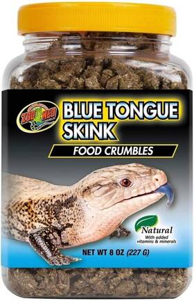 B081ks6jsj Zoo Med 097612400267 Food Crumbles For Blue Tongue Skink 8 Oz 690949