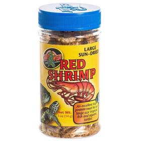 Zoo Med 097612401608 Large Sun-dried Red Shrimp Aquatic Turtle Food - 0.5 Oz
