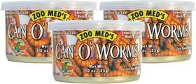 40005132 Zoo Med Laboratories Can O Worms 1.2oz Cans 3 Pack 1.2 Ounce Of