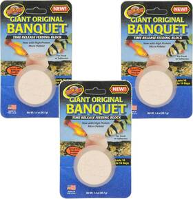 4346788442 Zoo Med Laboratories Giant Banquet Block Feeder 3 Pack