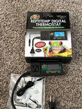 Rt-600 Zoo Med 643570577437 Reptitemp Digital Thermostat New