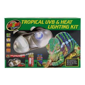 6602230 Zoo-med Tropical Uvb And Heat Lighting Kit