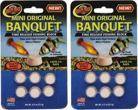 Azmbb2 Zoo Med 689740607344 Laboratories Mini Banquet Block Feeders 12 Count