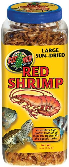 Zoo Med 689855066388 Large Sun-dried Red Shrimp Aquatic Turtle Food 5 Oz
