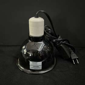 Zoo Med 696542774136 Mini Deep Dome Lamp Fixture With 5.5-inch Black