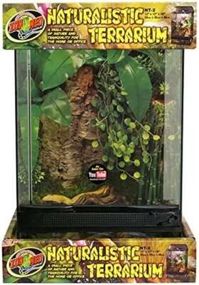 B000qfr638 Zoo Med Naturalistic Terrarium 12x12x18 Inches With Led Light