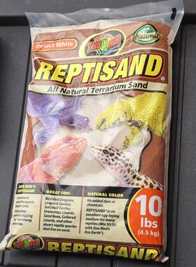 B00pmbly2a Zoo Med Desert White Reptisand 10lbs Bag Terrarium Sand Brand New