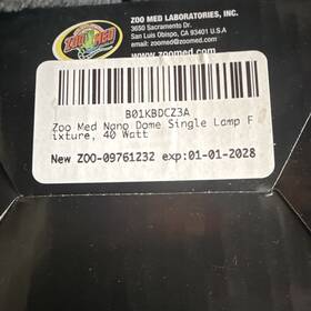 B01kbdcz3a Zoo Med Nano Dome Single Lamp Fixture 40 Watt Model