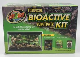 Bak-1 Zoo Med Tropical Bioactive Substrate Kit - Enough For 10-gallon Tank