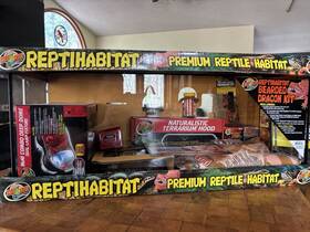 Nt-821 Zoo Med Reptihabitat Bearded Dragon Kit Premium Reptile Habitat 20 Gallon