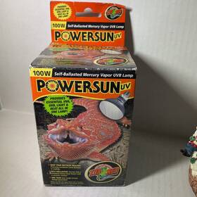 Puv11 Zoo Med New Powersun Uv 100w Self-ballasted Mercury Vapor Light
