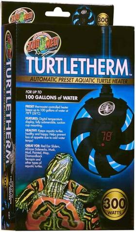 Th-300 Zoo Med Turtletherm Automatic Preset Aquatic Turtle Heater Up To 100 Gallons 3