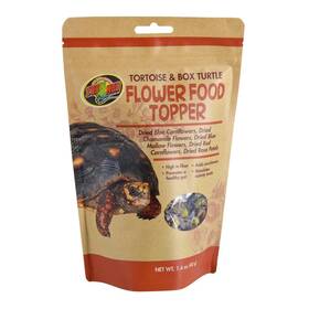 Zm-141 Zoo Med Flower Food Topper For Tortoise And Box Turtle 1.4 Ounce - 12 Pack