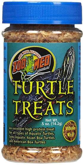 Zm-59 Zoo Med Turtle Treats Whole Krill High Protein Treat For All Turtles 0.5 Oz