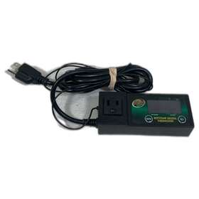 Zm37600 Zoo Med Reptitemp Rt-600 Digital Thermostat Controller Black Great Condition