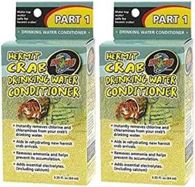 Zoomedhermitcrabdrngwate2pk Zoo Med Hermit Crab Drinking Water Conditioner 2 Pack