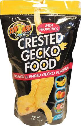 5465150 Zoomed Zoo Med Crested Gecko Food Tropical Fruit Flavor 1 Pound 6 Pack