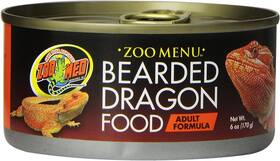Zm-72 Zoomed Zoo Med - Menu Bearded Dragon Wet Food Adult Formula 6-ounce 6 Pack