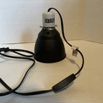 Exo Terra Deep Dish Dome Black Great Condition 150 Watts Base Tested & Working!. Fixed Price $20.00.