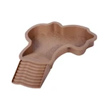 Flushbay Extra Large Reptile Bathing Pool Feeding Dish Brown Yellow. Fixed Price $28.99.