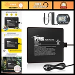Ipower 6 By 8-INCH 8W Reptile Heat Mat, Lcd Digital Aquarium Thermometer, Under. Fixed Price $33.99.