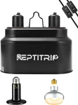 Dual Reptile Light Fixture With 100W Daytime Heat Bulb & Nighttime Ceramic. Fixed Price $94.97.