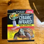 Zoo Med Ceramic Infrared Pet Emitter - Winter Terrarium Porcelain Heater. Fixed Price $15.00.