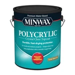 Minwax Polycrylic Protective Finish 1 Gallon Clear Top Coat Semi Gloss 80 Hou.... Fixed Price $87.79.