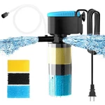 Aquamiracle Submersible Aquarium Filter 3-STAGE In-tank With Dual Wate.... Fixed Price $24.78.