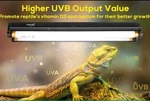Hygger Zoo T5 Ho Uvb Reptile Light Fixture Combo Kit 10.0 New 10,000HR. Fixed Price $39.99.
