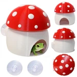3D Red Mushroom House Reptile Hides And Caves, Hideout Shelter For Ge.... Fixed Price $23.84.