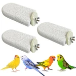 3 Pcs Large Bird Cage Perch Natural Parrot Beak Grinding Stone Calcium Parake.... Fixed Price $27.35.