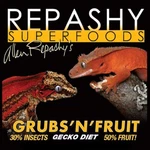 Repashy Grubs Fruit Complete Meal Replacement Diet For Eating Geckos. Fixed Price $21.00.
