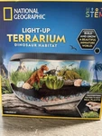 National Geographic Light-up Dinosaur Terrarium Stem Kit New Open Box. Fixed Price $18.00.