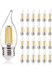Alampever Dimmable 24 Pack CA11 Led Light Bulbs 2700K 450LM 120V Soft White. Fixed Price $35.00.