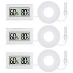 3PCS Mini Digital Thermometer Hygrometer With Probe Electronic Temperature Hu.... Fixed Price $15.76.