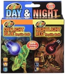Zoo Med Day & Night Reptile Bulb Combo 2 Count (pack Of 1), Red And Blue. Fixed Price $22.54.