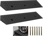 Pcs 2INCH Rubber Curb Threshold Ramps Heavy Duty 3 Ton Capacity Car Drive. Fixed Price $78.46.