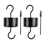Large An.t Moat For Hummingbird Feeders, 2 Pack Black Par.... Fixed Price $15.76.