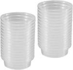 Yogurtck 100PCS Crested Gecko Feeding Cups Reptile Feeder Bowls For Putting. Fixed Price $11.82.