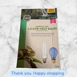 Thrive Tropical Set 5.0 Uvb And Heat Lighting Bulbs 2 Count New Shipping. Fixed Price $14.00.